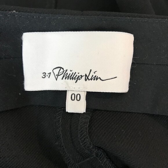 3.1 Phillip Lim Black High Waisted With Ties Belt Size 0 - Picture 6 of 7